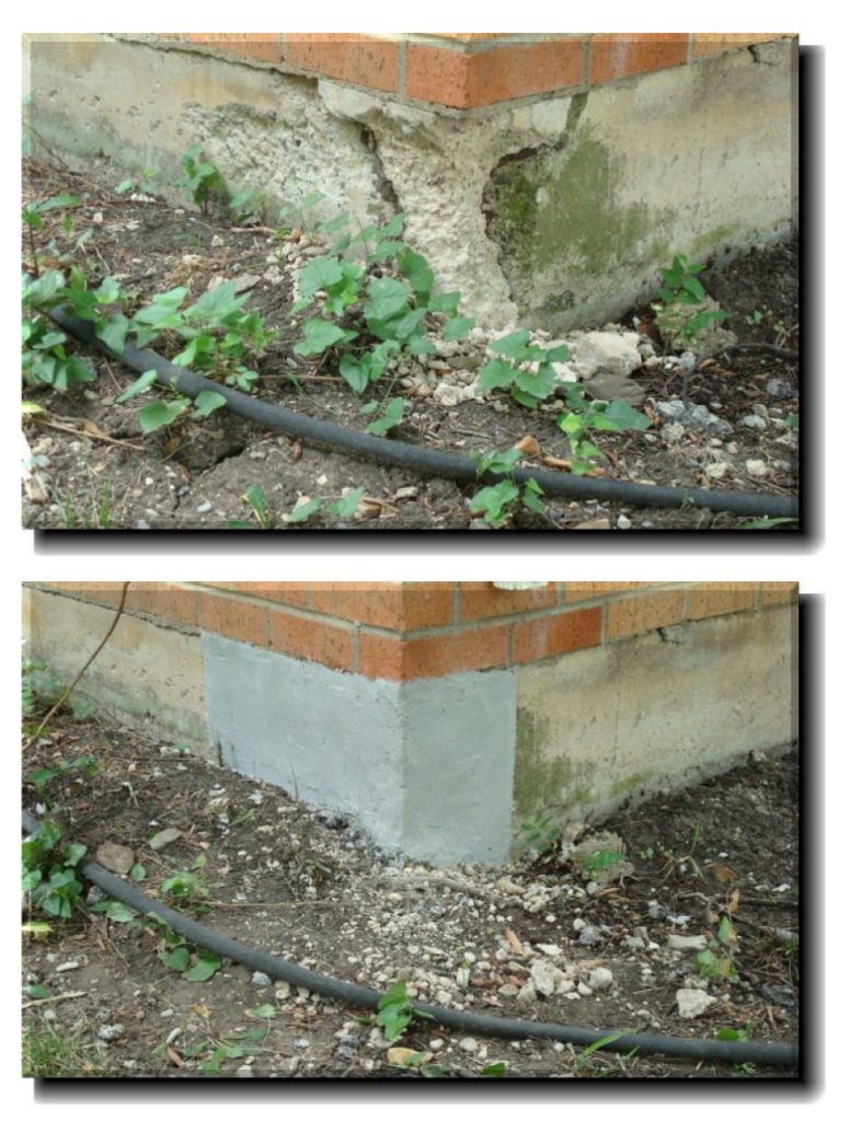 Repairing house foundation